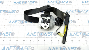 Passenger seat belt with tensioner Jeep Renegade 15- black, dry cleanable