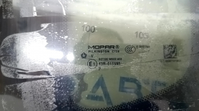 Rear left blind window glass Jeep Renegade 15 - tinted, worn seal