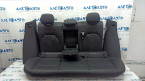 Rear row of seats 2nd row Alfa Romeo Stelvio 18-21 leather black, dry clean, torn