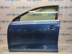 Door assembly front left VW Jetta 11-18 USA blue LD5L, small bumps