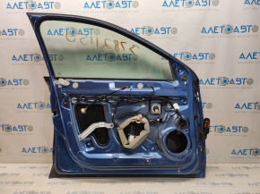 Door assembly front left VW Jetta 11-18 USA blue LD5L, small bumps