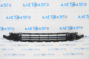 Front bumper grille central Polestar 2 21- black gloss, for parking sensors