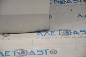 Door assembly front left VW Passat b7 12-15 USA white LB9A, painted 0.25mm, butt, dented corner, scratches on glass, cracked trim