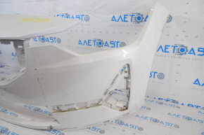 Bare front bumper Polestar 2 21- white 707, pressed