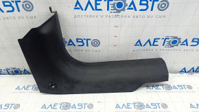 Front right threshold pad Jeep Renegade 15 - black, worn, scratches, without plug