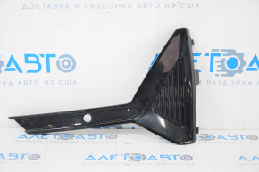 Front bumper grille side left Polestar 2 21- black gloss, without fog lights, for parking sensors
