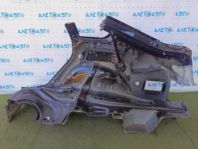 Quarter wing rear right BMW 4 F36 15-20 Gran Coupe, black, dented, bumps