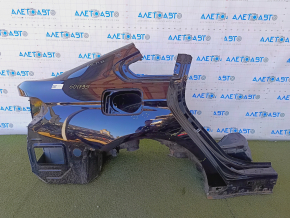 Quarter wing rear right BMW 4 F36 15-20 Gran Coupe, black, dented, bumps