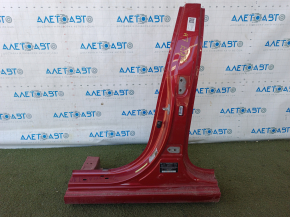 The central left body pillar of Hyundai Elantra AD 17-20 is sawn off