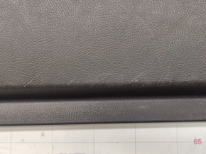 Door trim card front left Ford Fusion mk5 13-16 black with black insert leather, leather armrest, wood molding, scratches