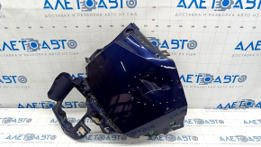 Rear bumper bare right fang Jeep Renegade 15- blue, crack crepe, dent