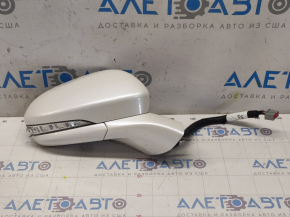 Side mirror right Ford Fusion mk5 13-20 12 pins, BSM, turn signal, heating, backlight, white