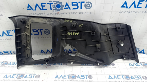 Rear Trunk Pillar Cover Left Jeep Renegade 15 - Black, Without Belt Cap, Abrasion