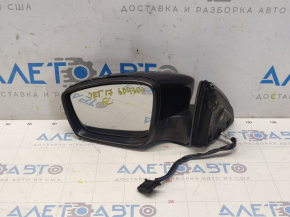 Side mirror left VW Jetta 11-18 5 pins, black L041