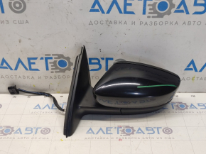 Side mirror left VW Jetta 11-18 5 pins, black L041