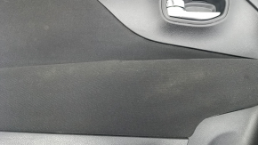 Door trim card front left Jeep Renegade 15 - black cloth, beige insert, dry cleaning, scuffs on plastic