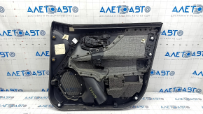 Door trim card front left Jeep Renegade 15 - black cloth, beige insert, dry cleaning, scuffs on plastic