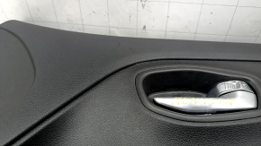Door trim card front right Jeep Renegade 15 - black cloth, beige insert, for dry cleaning, scuffs on plastic
