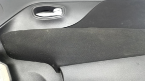 Door trim card front right Jeep Renegade 15 - black cloth, beige insert, for dry cleaning, scuffs on plastic