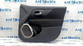 Door trim card front right Jeep Renegade 15 - black cloth, beige insert, for dry cleaning, scuffs on plastic