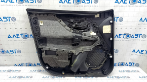 Door trim card front right Jeep Renegade 15 - black cloth, beige insert, for dry cleaning, scuffs on plastic