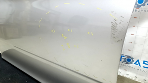 Bare front door left Honda Clarity 18-21 usa, aluminum, silver NH-704M, putty 0.3-0.6