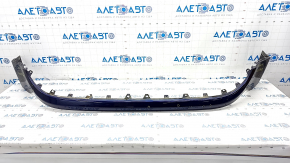 Front bumper upper part Jeep Renegade 15-18 prerest, blue, broken fasteners, pokes