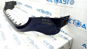 Front bumper upper part Jeep Renegade 15-18 prerest, blue, broken fasteners, pokes