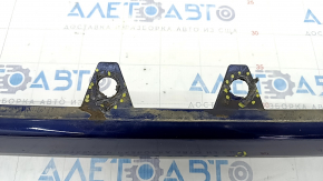 Front bumper upper part Jeep Renegade 15-18 prerest, blue, broken fasteners, pokes