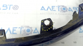 Front bumper upper part Jeep Renegade 15-18 prerest, blue, broken fasteners, pokes