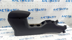 Console center armrest and cup holders Jeep Renegade 15 - black, without pads, for dry cleaning, scratches, abrasions