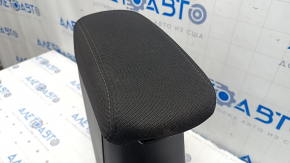 Console center armrest and cup holders Jeep Renegade 15 - black, without pads, for dry cleaning, scratches, abrasions