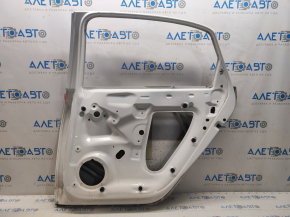 Door bare rear right VW Passat b7 12-15 USA white LB9A, paint swelled, putty