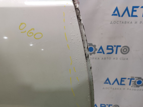 Door bare rear right VW Passat b7 12-15 USA white LB9A, paint swelled, putty