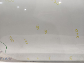 Door bare rear right VW Passat b7 12-15 USA white LB9A, paint swelled, putty