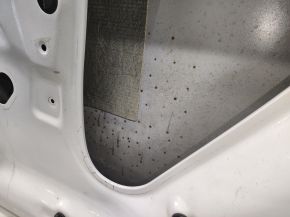 Door bare rear right VW Passat b7 12-15 USA white LB9A, paint swelled, putty