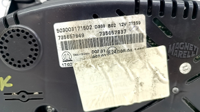 Instrument cluster Jeep Renegade 15-18 prerest small display, 115k, scratches, glass defect