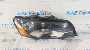 Headlight front right VW Passat b7 12-15 USA bare halogen, sand