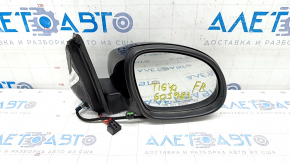 Side mirror right VW Tiguan 09-17 6 pins, turn signal, heated, black