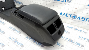 Console center armrest and cup holders Honda Clarity 18-21 usa black, scratches, for cleaning