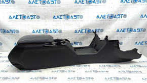 Console center armrest and cup holders Honda Clarity 18-21 usa black, scratches, for cleaning