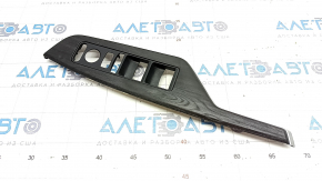Front left window lift control trim Honda Clarity 18-21 usa ebony, coating swelled