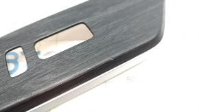 Front right window lifter control trim Honda Clarity 18-21 usa ebony, chip