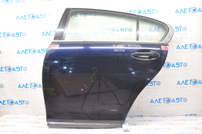Door assembly rear left Lexus GS300 GS350 GS430 GS450h 06-11 blue 8U0, keyless, scratches, light rust