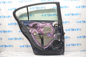 Door assembly rear left Lexus GS300 GS350 GS430 GS450h 06-11 blue 8U0, keyless, scratches, light rust