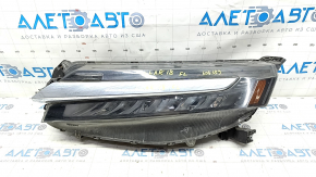 Headlight front left complete Honda Clarity 18-19 usa LED, sand
