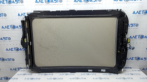 Sunroof assembly VW Tiguan 09-17 panorama, beige curtain for cleaning