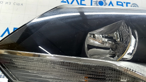 Headlight front left VW Tiguan 12-17 bare rest halogen, sand, scratches
