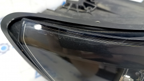 Headlight front right VW Tiguan 12-17 bare rest halogen, varnish peeling off, scratches, sand