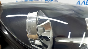 Headlight front right VW Tiguan 12-17 bare rest halogen, varnish peeling off, scratches, sand